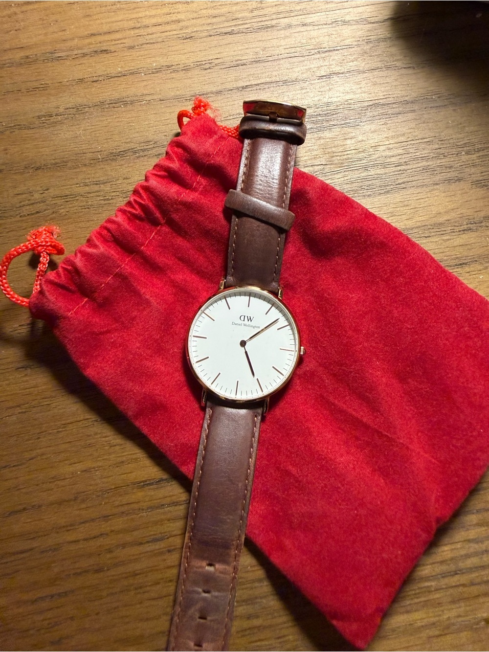 Daniel Wellington Brown Leather Women’s Watch - Brown Strap